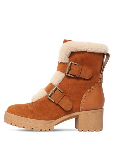 see by chloe fur boots