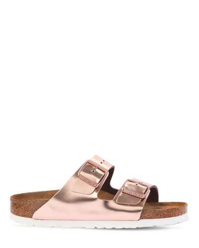 birkenstocks rose gold