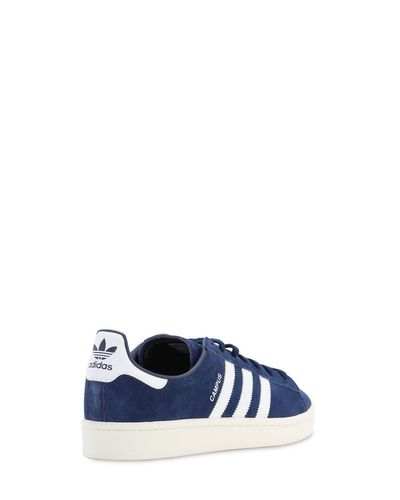 blue adidas campus