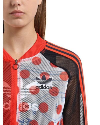 Adidas Originals Osaka Patchwork Track Jacket In Red Lyst Adidas Originals Osaka Patchwork Track Jacket In Red Lyst