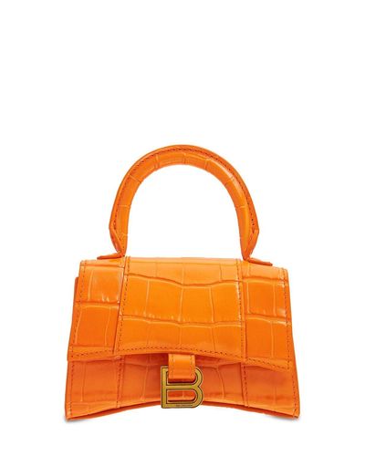 balenciaga hourglass bag orange