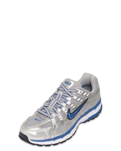 Nike Leather P-3000 Cncpt Sneakers in Silver/Blue (Blue) for Men - Lyst