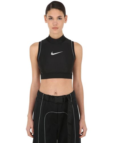 Nike Nrg Ca Ambush Crop Top in Black 