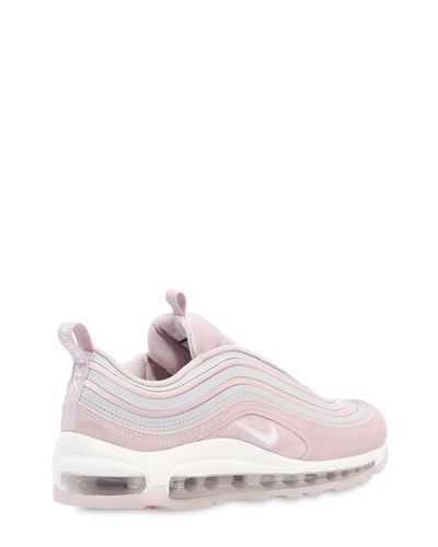 Nike Suede Air Max 97 Ultra Lux Sneakers in Light Pink (Pink) | Lyst