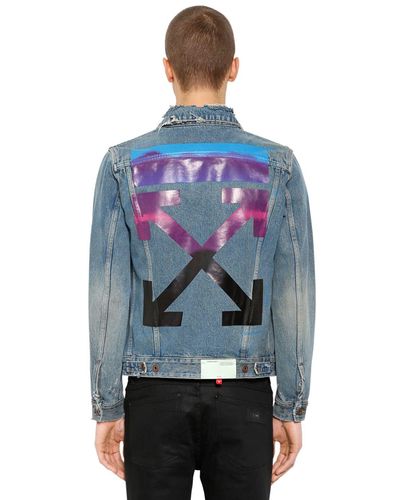 jacket denim off white