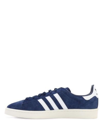 blue adidas campus