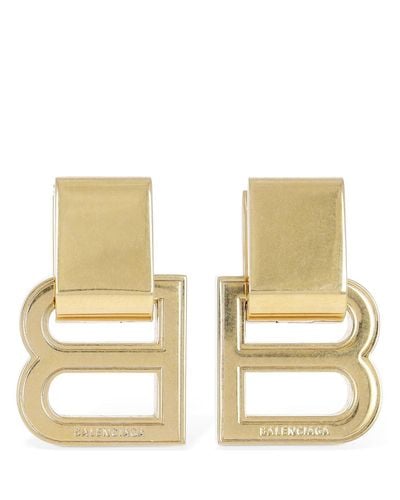 Balenciaga Mujer Pendientes De Latón Unique - Neutro