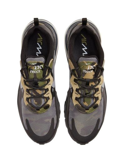 Nike Leather Air Max 270 React Sneakers in Black/Camo (Black) for Men |  Lyst UK
