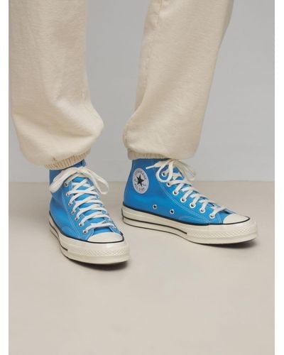 Converse Canvas Chuck 70 Hi Sneakers in University Blue (Blue 