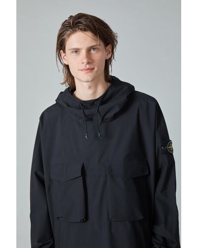 Stone Island 706 Goretex Paclite Poncho In Black For Men Lyst Stone Island 706 Goretex Paclite Poncho In Black For Men Lyst