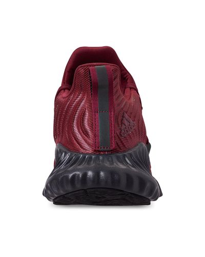 adidas Synthetic Alphabounce Instinct Running Sneakers From Finish Line in  Red for Men | Lyst