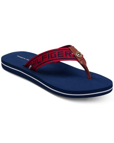 tommy hilfiger flip flop sandals