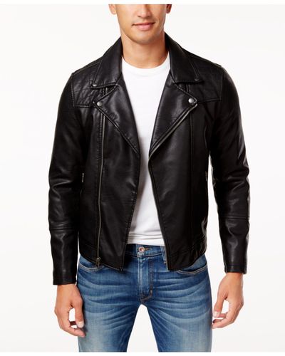 Levi's Men's Faux-leather Moto Jacket in Black for Men | Lyst