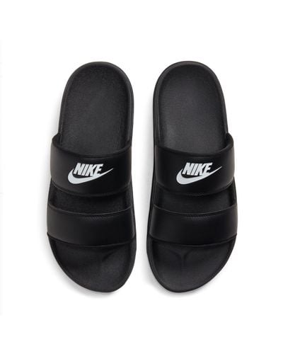 Nike Synthetic Offcourt Duo Slide Sandals From Finish Line in Black-White (Black) - Lyst