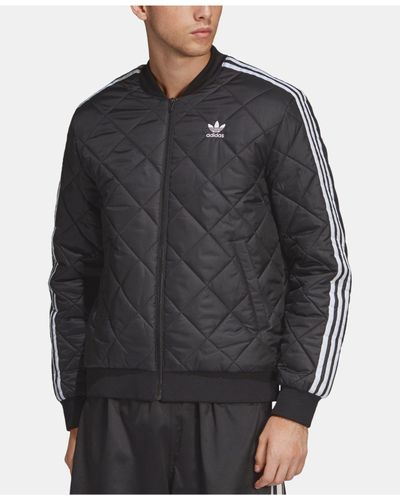 adidas Synthetic Originals Adicolor Sst Quilted Bomber Jacket in Black for  Men | Lyst Canada