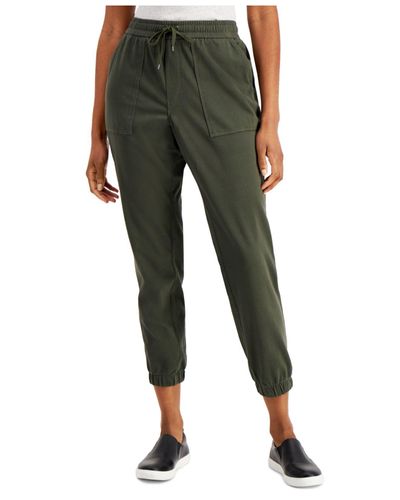 Style & Co. Cotton Petite Utility Jogger Pants, Created For Macy's in ...