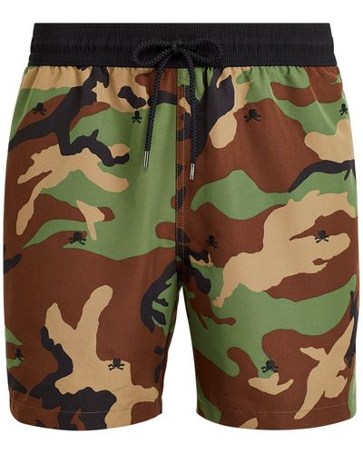 ralph lauren camo swim shorts