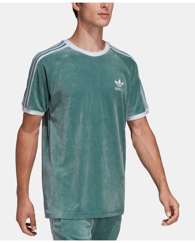 adidas velour t shirt