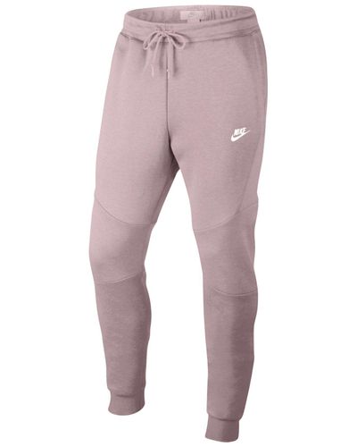 nike tech fleece plum chalk