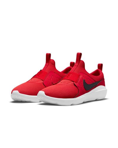 nike red slip on shoes