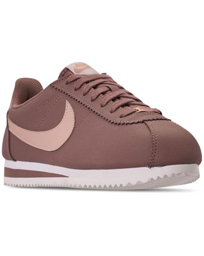 nike cortez smokey mauve