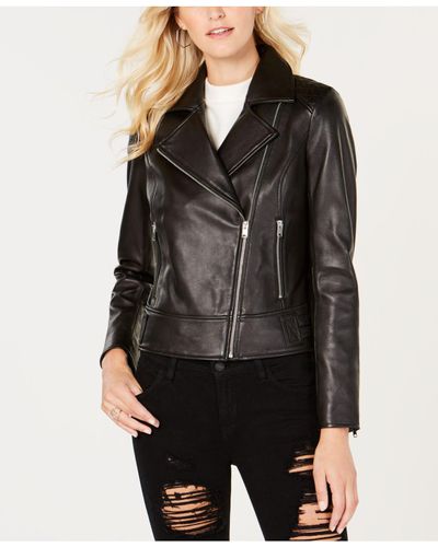 Marc New York Moto Style Leather Jacket