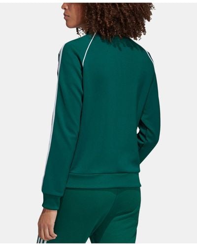 green adidas track top