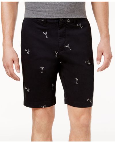 black tommy shorts