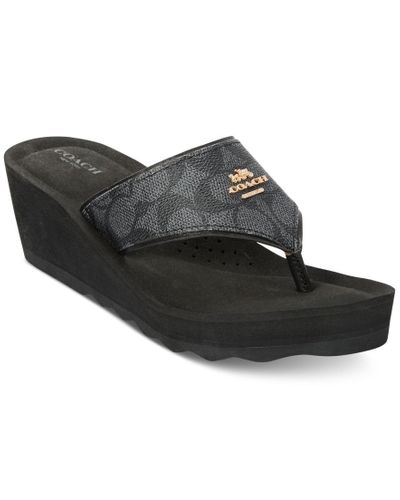 coach flip flops