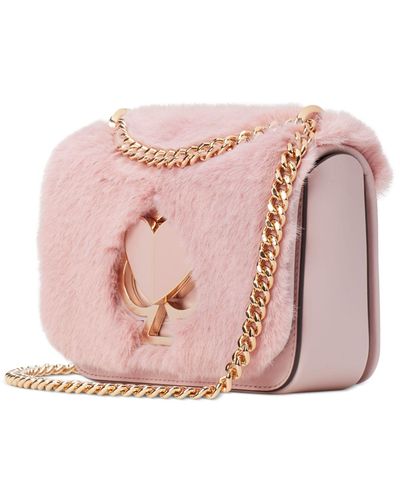 kate spade nicola faux fur