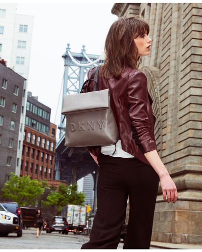 dkny tilly medium logo backpack