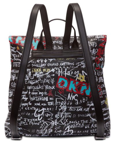 dkny tilly graffiti backpack
