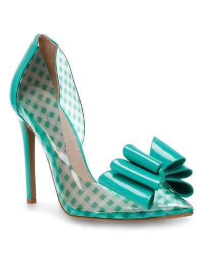 Betsey Johnson Prince-p Pumps in Blue - Lyst
