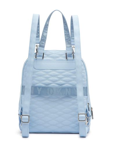 dkny blue backpack