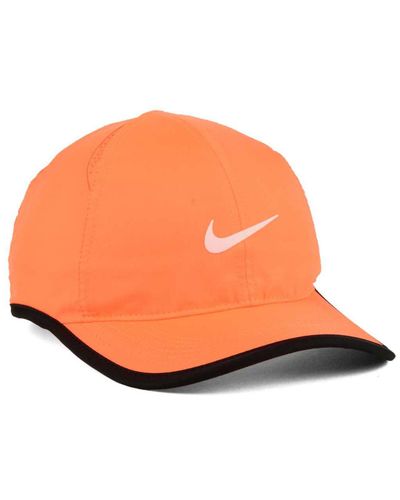 neon orange nike hat