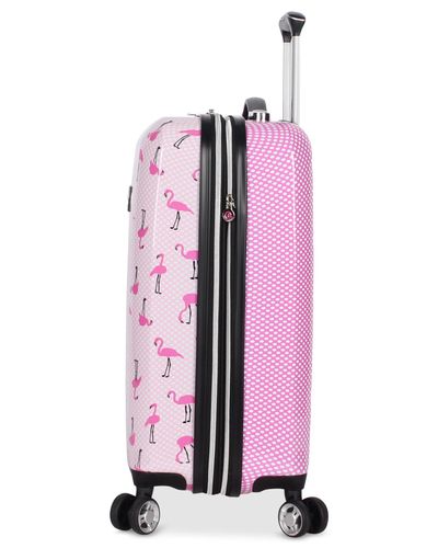 betsey johnson flamingo luggage