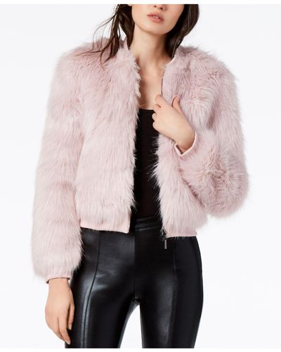 armani exchange fur jacket