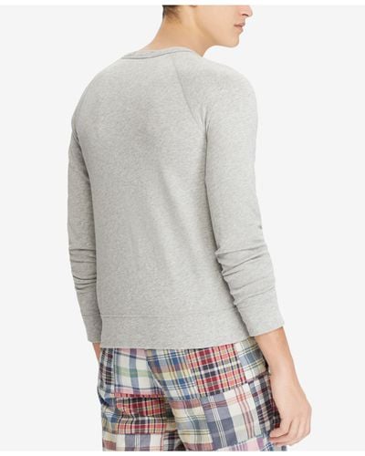 polo ralph lauren cotton spa terry sweatshirt