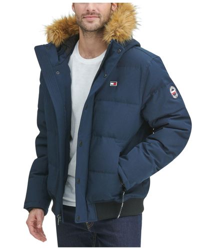 macy's tommy hilfiger short snorkel coat