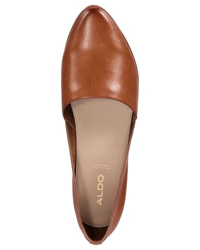 aldo blanchette leather flats