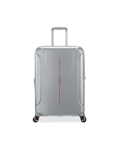 lighed Fakultet tøjlerne American Tourister Technum 24" Hardside Spinner Suitcase in Gray/Red (Gray)  - Lyst