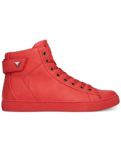 Guess Men's Tulley High-top Sneakers in Red for Men - Lyst