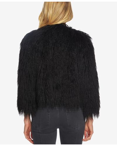 1 state faux fur jacket