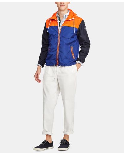 Polo Ralph Lauren Synthetic Packable Hooded Jacket in Blue for 