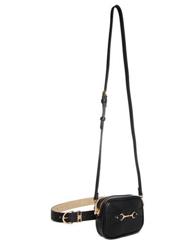 steve madden belt bolsa black