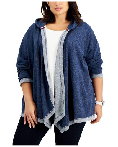 plus size flyaway cardigan