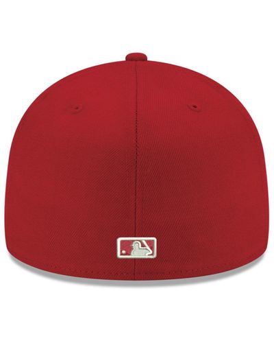 Ktz Wool San Francisco Giants Re Dub 59fifty Fitted Cap In Red White Red For Men Lyst
