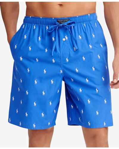 Polo ralph lauren men's cotton logo pajama shorts Clearance