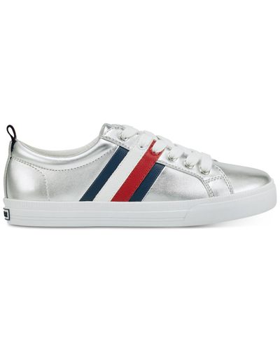 silver tommy hilfiger shoes
