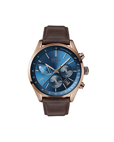 hugo boss leather strap